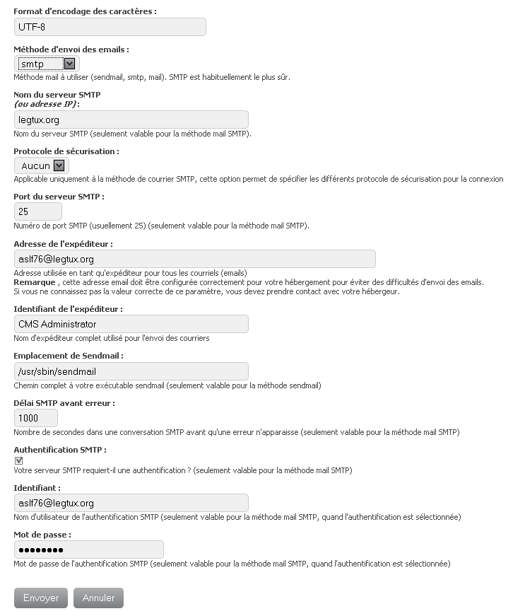 Config Mail PHP